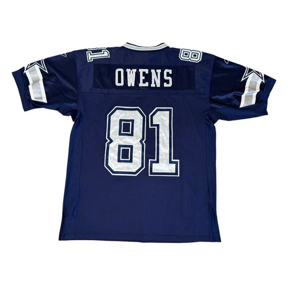 Authentic RBK Terrell Owens 81 Game Issued Dallas Cowboys NFL PLAYERS Jersey 50 - Picture 4 of 11
